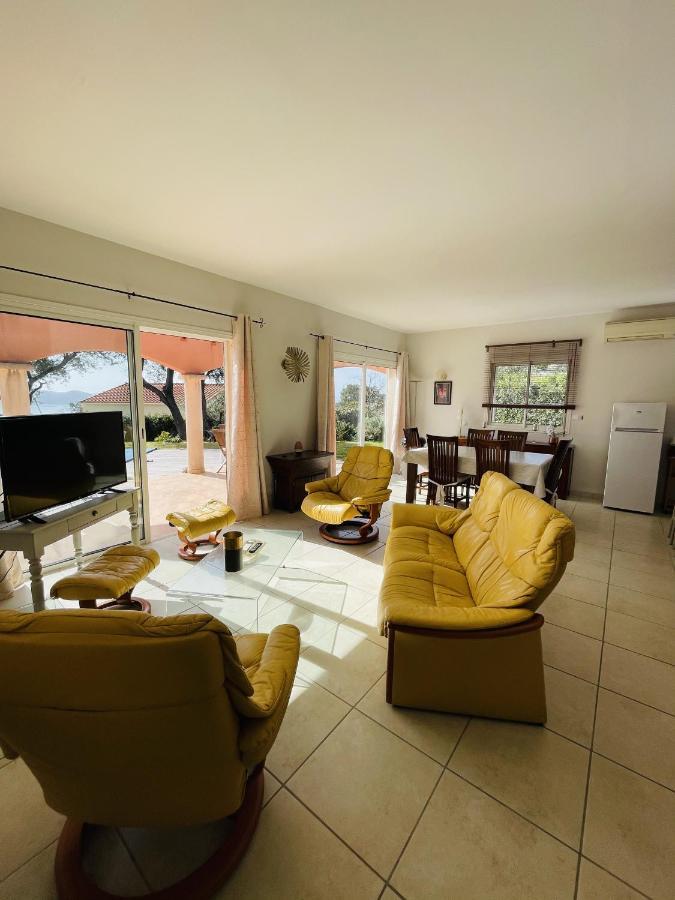 Superbe Villa Avec Piscine Vue Mer, Proche Plage Et Porticcio Pietrosella Exteriör bild